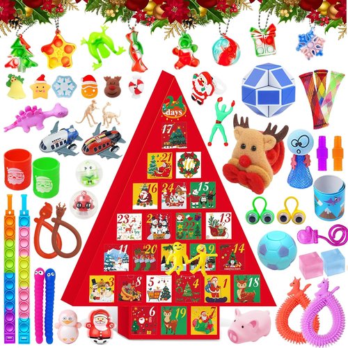 Fidget Advent Calendar - 24 Days of Surprises | Christmas Countdown Gifts for Kids & Teens
