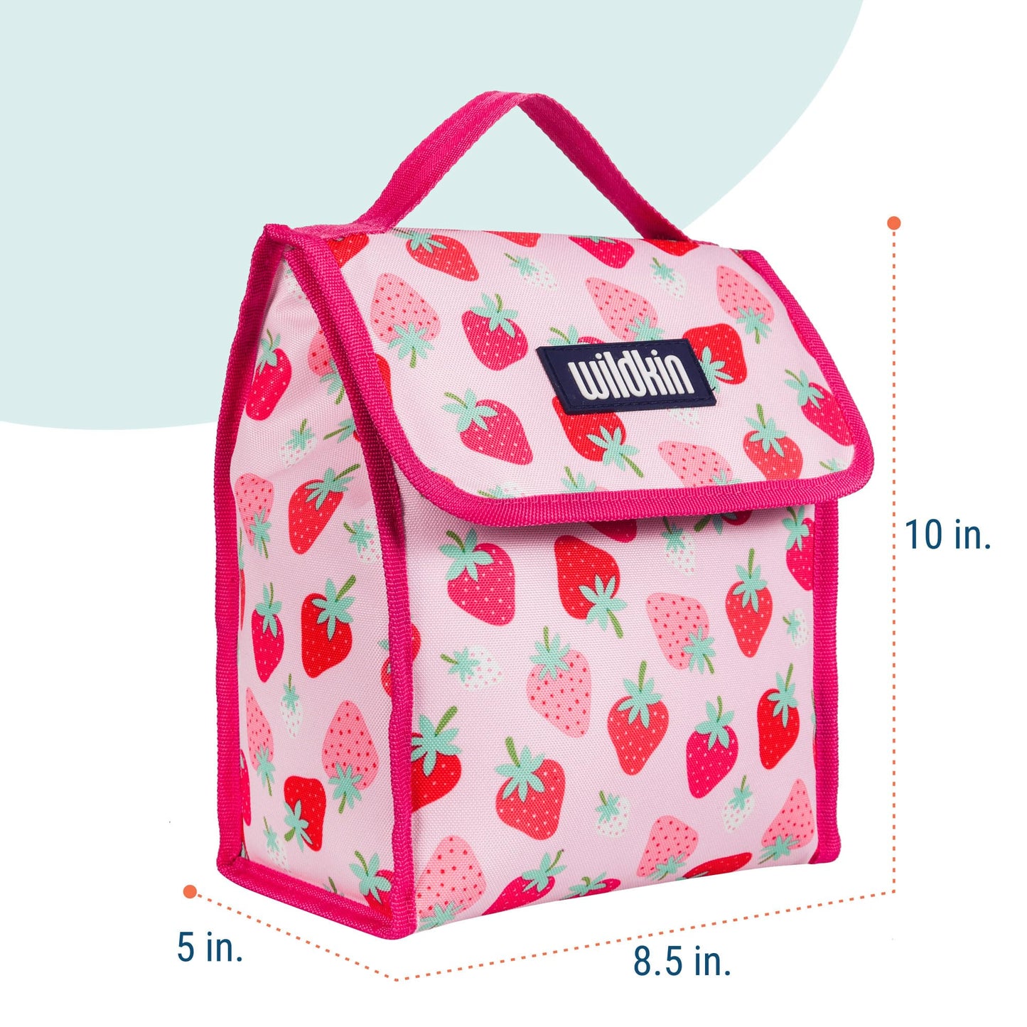 Wildkin Kids Insulated Lunch Bag – Keeps Food Hot or Cold, Easy-Clean Lining and BPA-free for Boys & Girls, Ideal for School, Travel & Daycare - Magical Unicorns