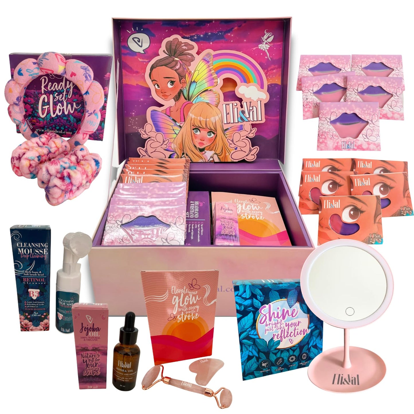 Tween Gift Box – Gifts Basket Teen Girl – Spa Kit for Teen Girls with Skincare and Self-Care Essentials – Birthday or Holiday Present