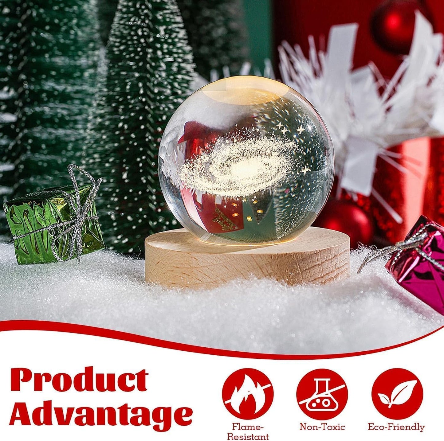 Regine Switzerland Christmas Fake Snow Decor - 14oz Fluffy Artificial Snow for Holiday Displays