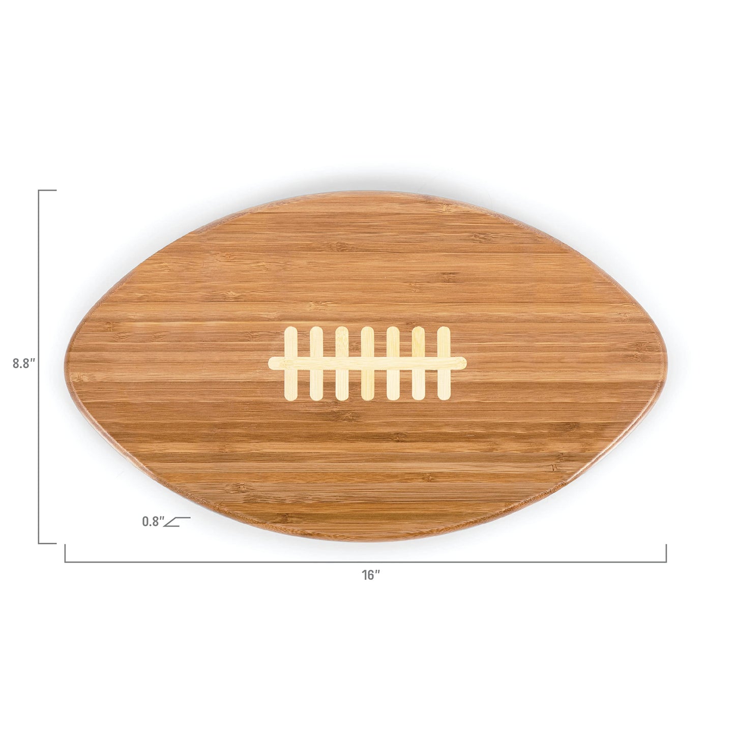 NFL LA Rams Touchdown Pro! Engraved Board, One Size, Natural Wood