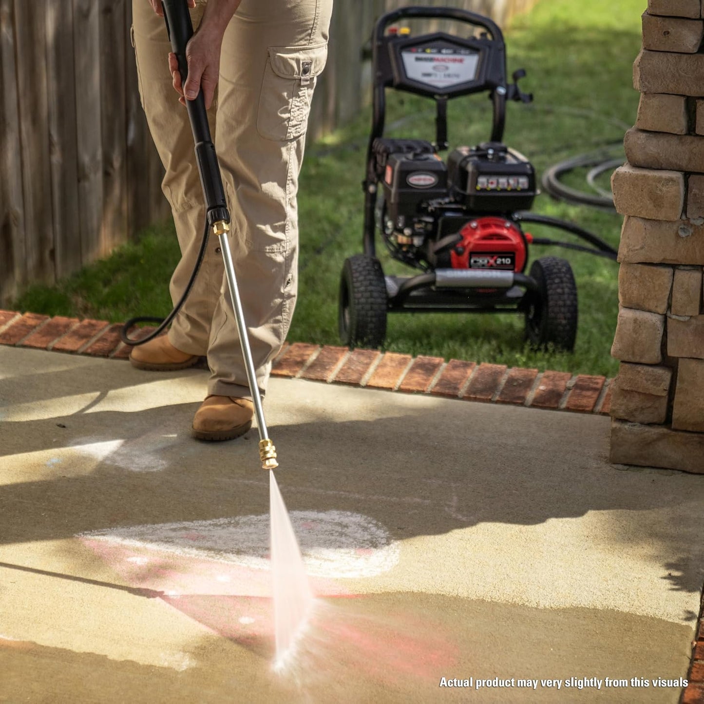 Simpson 3400 PSI Gas Pressure Washer - 2.5 GPM Cold Water Power Washer with 25' Hose | 49-State Compliant