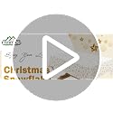 FRAMICS Christmas Table Cloth 55x55 Inch White Silver Snowflake Waterproof Square