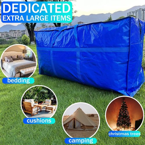 66 Gallon Extra Large Storage Bags by [Brand Name] - Heavy Duty Waterproof Duffle for Travel & Moving