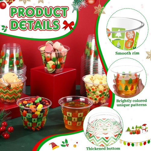 Eaasty 100 Pcs Easter Cups Bulk 9 oz Easter Party Favors Disposable Bunny Eggs Rainbow Small Clear Plastic Cups Yellow Green Pink Spring Drinking Supplies for Punch Snacks Juice