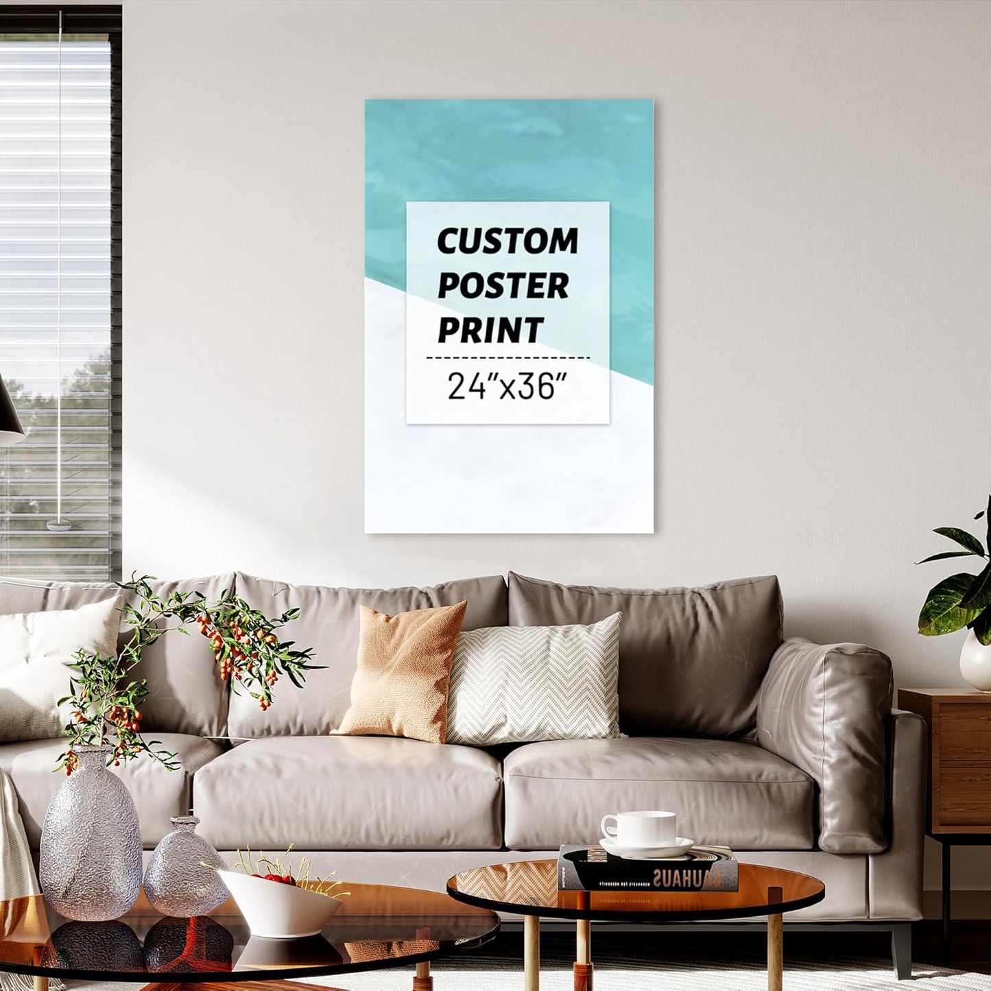 Shihuakou Custom Poster - 24x36 Inch Personalized Photo Wall Art Print for Unique Home Decor