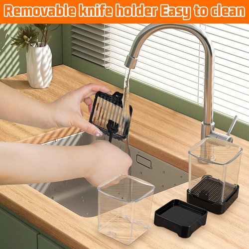 Fruit Slicer Cup - Detachable Cutter for Strawberries, Bananas & Eggs | Quick & Safe Kitchen Gadget (Black)