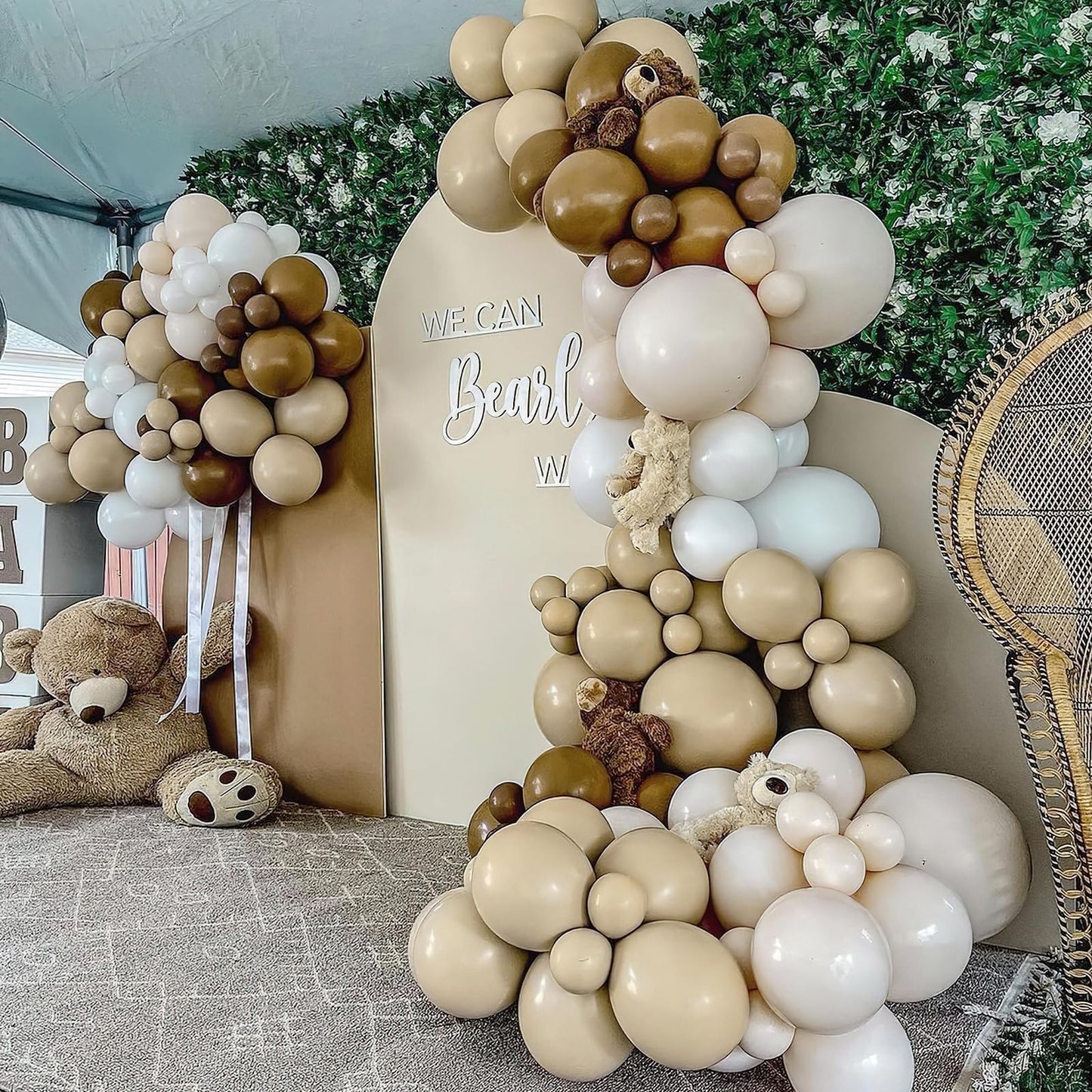 PartyWoo Brown Balloons 100pcs 12 Inch Boho Neutral Coffee Tan Fall Latex Helium Balloons for Wedding Baby Shower Gender Reveal Graduation Safari Woodland Birthday Fall Party Decorations Brown-F09