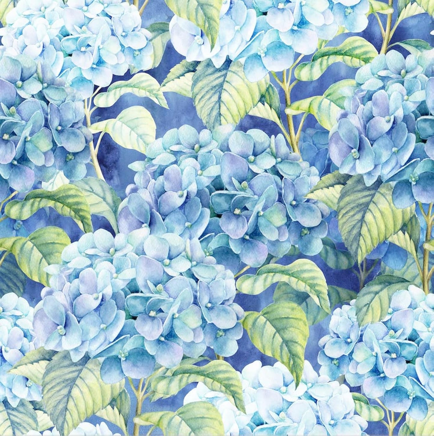 Decoupage Napkins 40 Pack | Blue Hydrangea Paper Napkins for Crafts | 3-Ply Decorative Napkins | Coastal Floral Napkins for Decoupage, Party, Beach, Wedding | Servilletas para Decoupage (Cocktail)