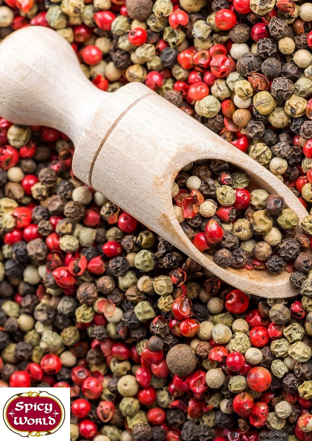 Spicy World Four Peppercorn Blend - 8-Ounce Rainbow Pepper for Flavorful Dishes