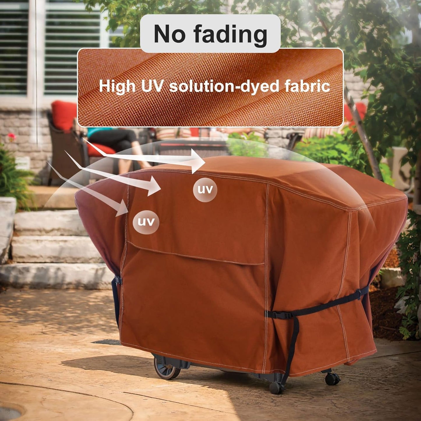 NettyPro Griddle Cover - Waterproof Heavy-Duty Protection for 28-Inch Blackstone Griddle | Brown