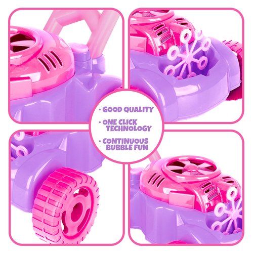ArtCreativity Bubble Lawn Mower for Toddlers 1-3, Bubble Machine for 1-Year-Old Girl Gifts, Easter Basket Stuffers for Kids, Push Toys for Toddlers Age 1 2 3+ Birthday Easter Gift for Preschool Girls