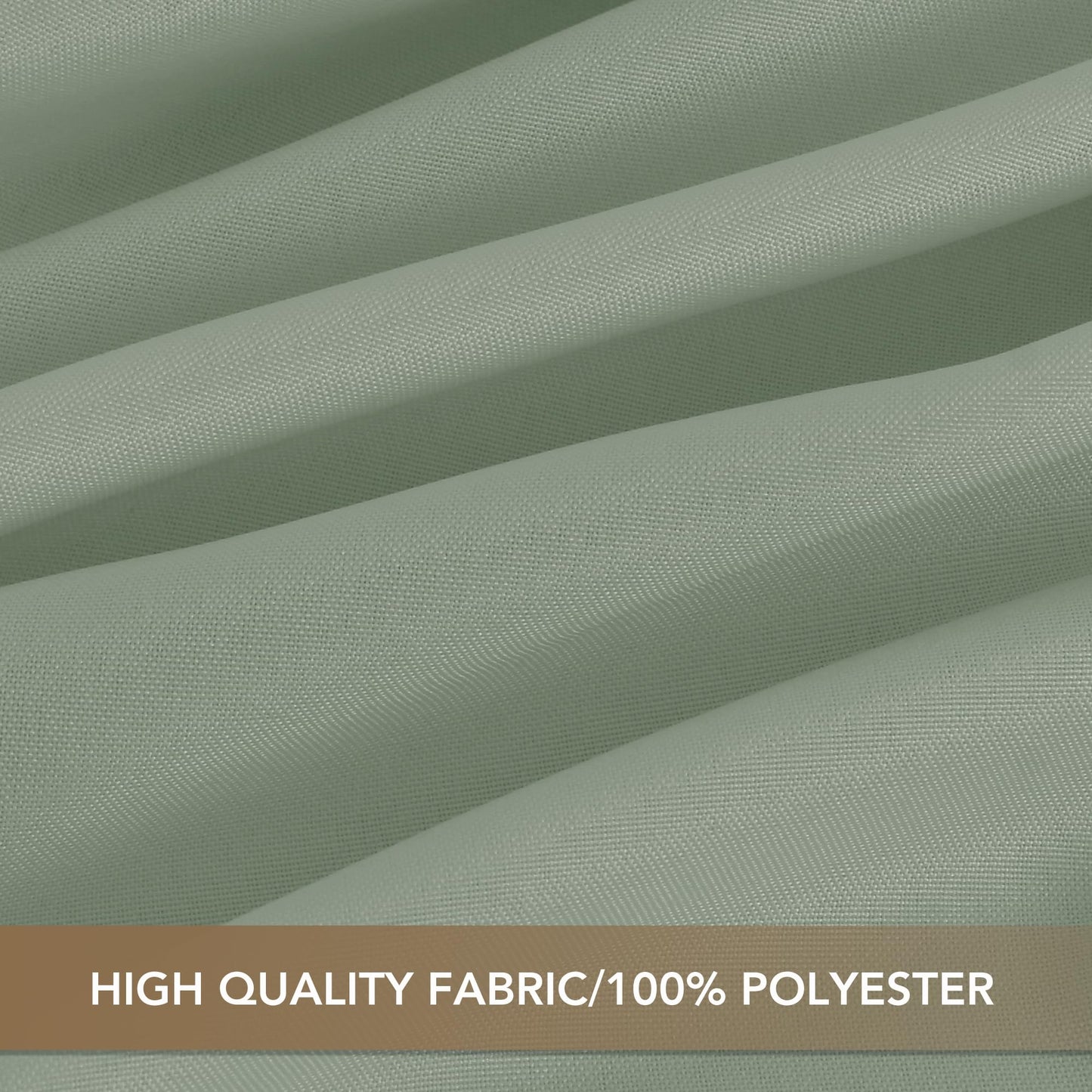 sancua Round Tablecloth 90 Inch Diameter, 8 Pack - Circle Polyester Fabric Table Cloth for Wedding Party Reception Banquet Birthday, Washable Formal Table Cover (Fit 30-72 Inch Tables), Sage Green