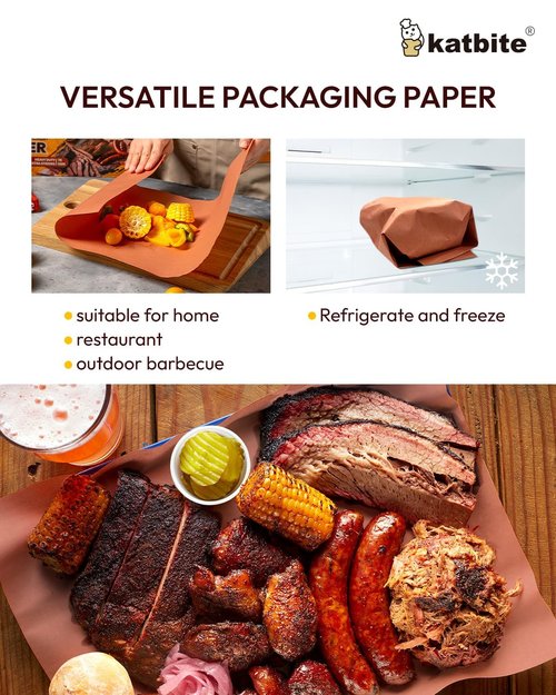 Butcher Paper Roll - 18"x200' (2402") - Unbleached, Uncoated for Sublimation with Dispenser Box - Pink, Unwaxed Butcher Block Paper for Smoking