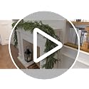 6FT Norfolk Pine Christmas Garland for Mantel – 1 Pack, Green (1.5m) by ZIJIN