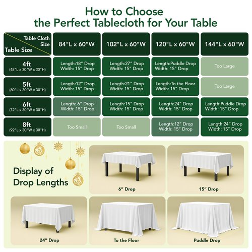 Biscaynebay Christmas Red Tablecloth Rectangle Tables 60x102 Inch-Fabric Xmas Holiday Winter Table Cloth-Jacquard Damask Poinsettia Modern Table Cover for 6 ft Kitchen Dinner Banquet Outdoor Parties