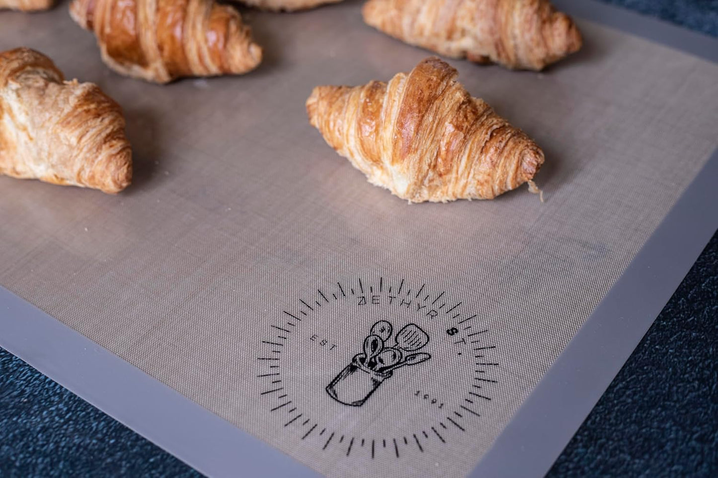 Silicone Baking Mats - Non-Stick Baking Sheet Liners, Oven Safe, Full Size 16 x 24 Inch (Pack of 2)