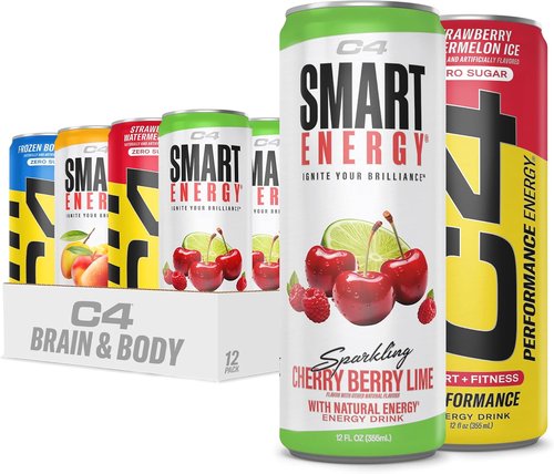 C4 Energy | Sugar-Free Pre-Workout Performance Drink Variety Pack - 12 Zero-Calorie Flavors