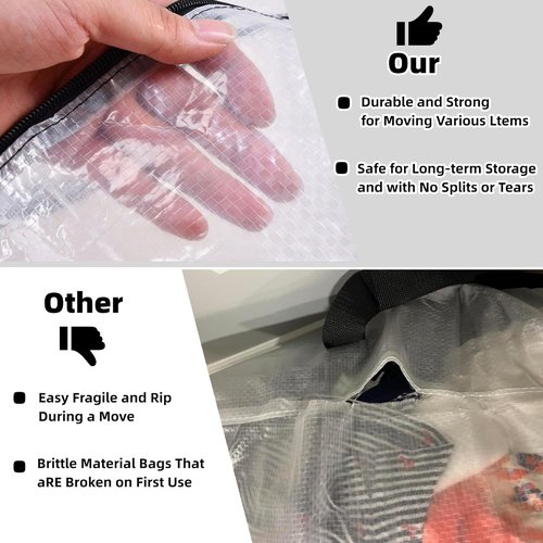 Clear Storage Bags by [Brand Name] - 3 Pack Zippered Wreath Organizers for Halloween & Christmas