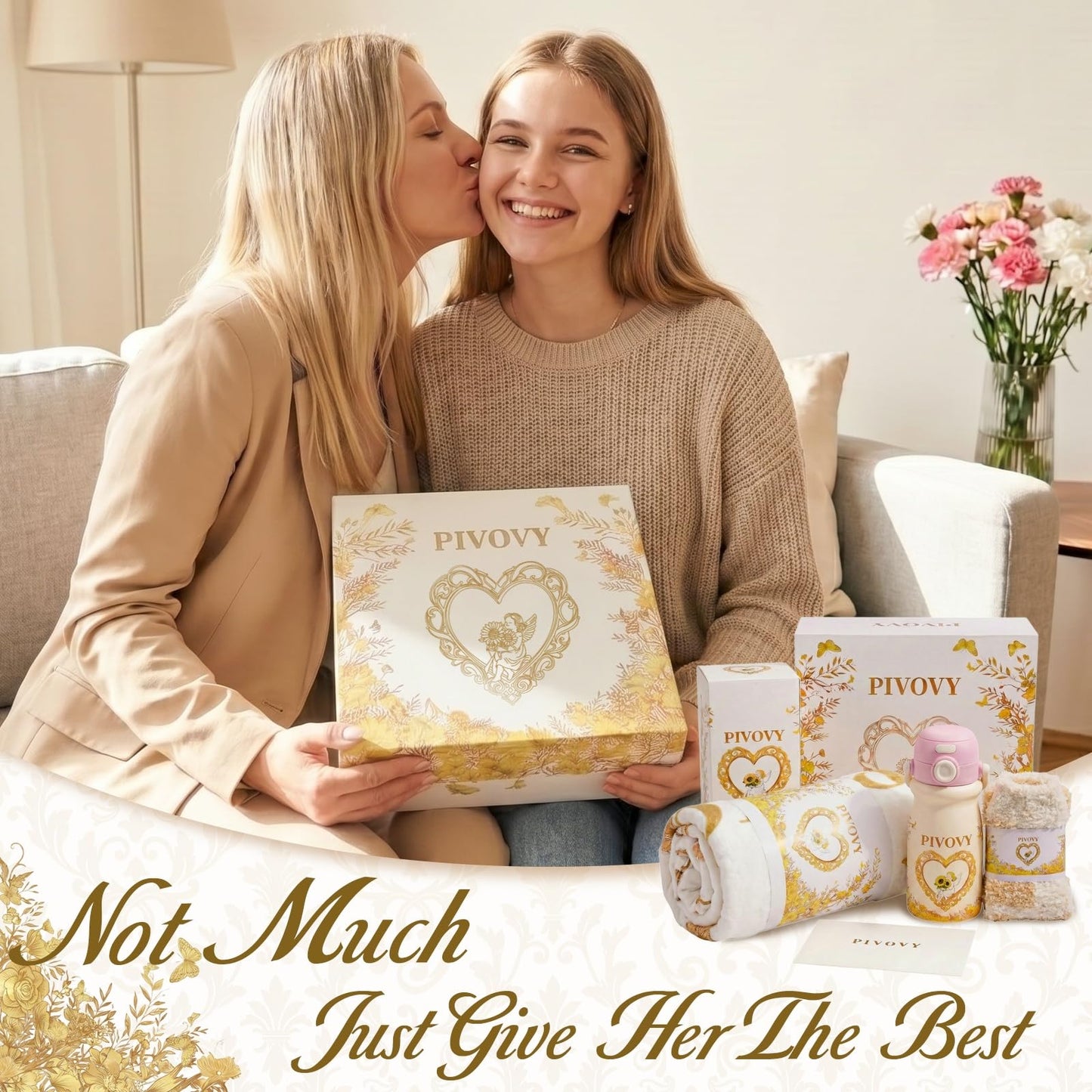 Get Well Gifts for Women New Mom Care Package, Care Package After Surgery Sympathy Gift Self Care Basket, Surgery Recovery Gift Feel Better Gifts for Women