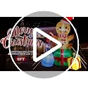 6ft Gingerbread Man Christmas Inflatable with Built-in LEDs for Outdoor Yard