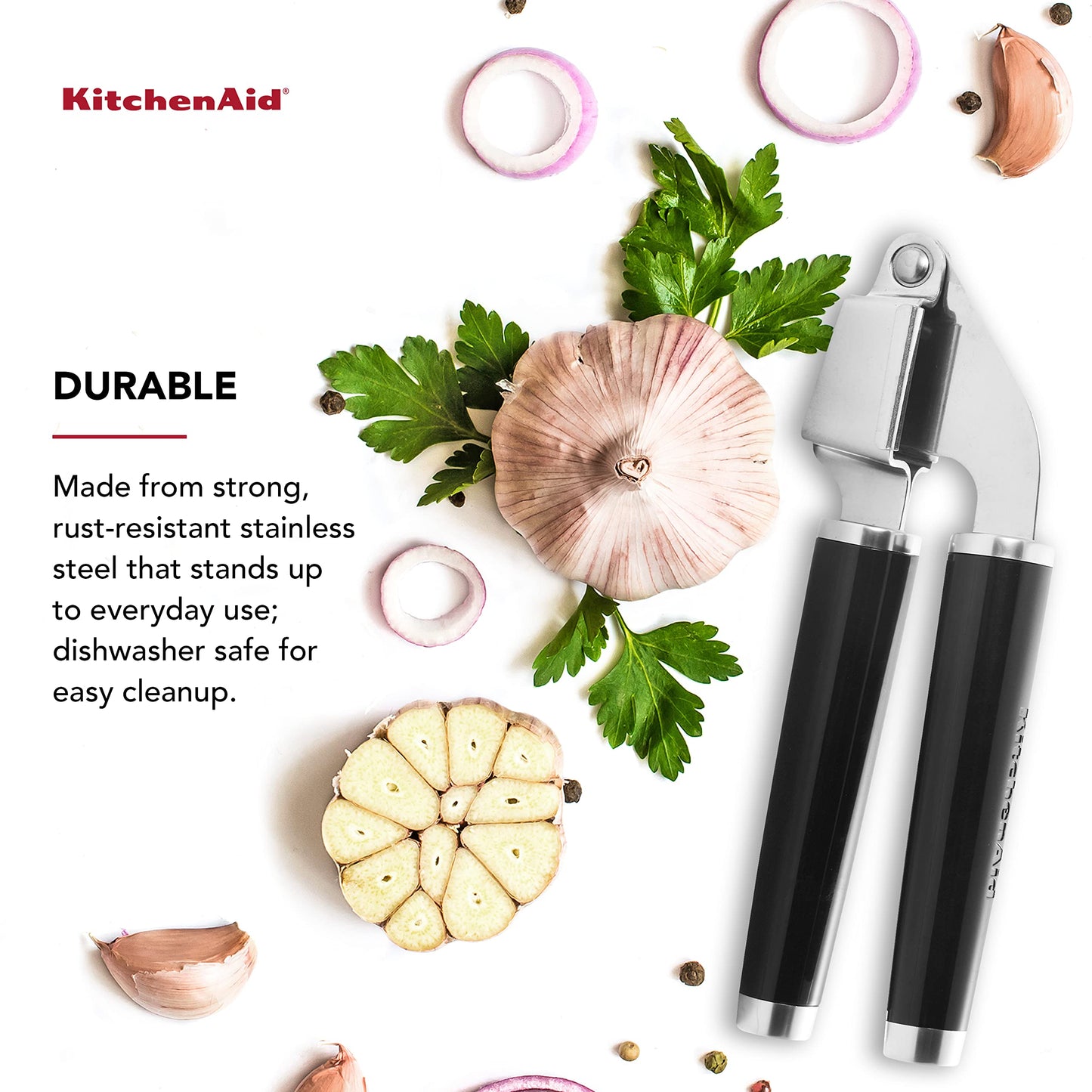 KitchenAid KE132OHOBA Classic Garlic Press