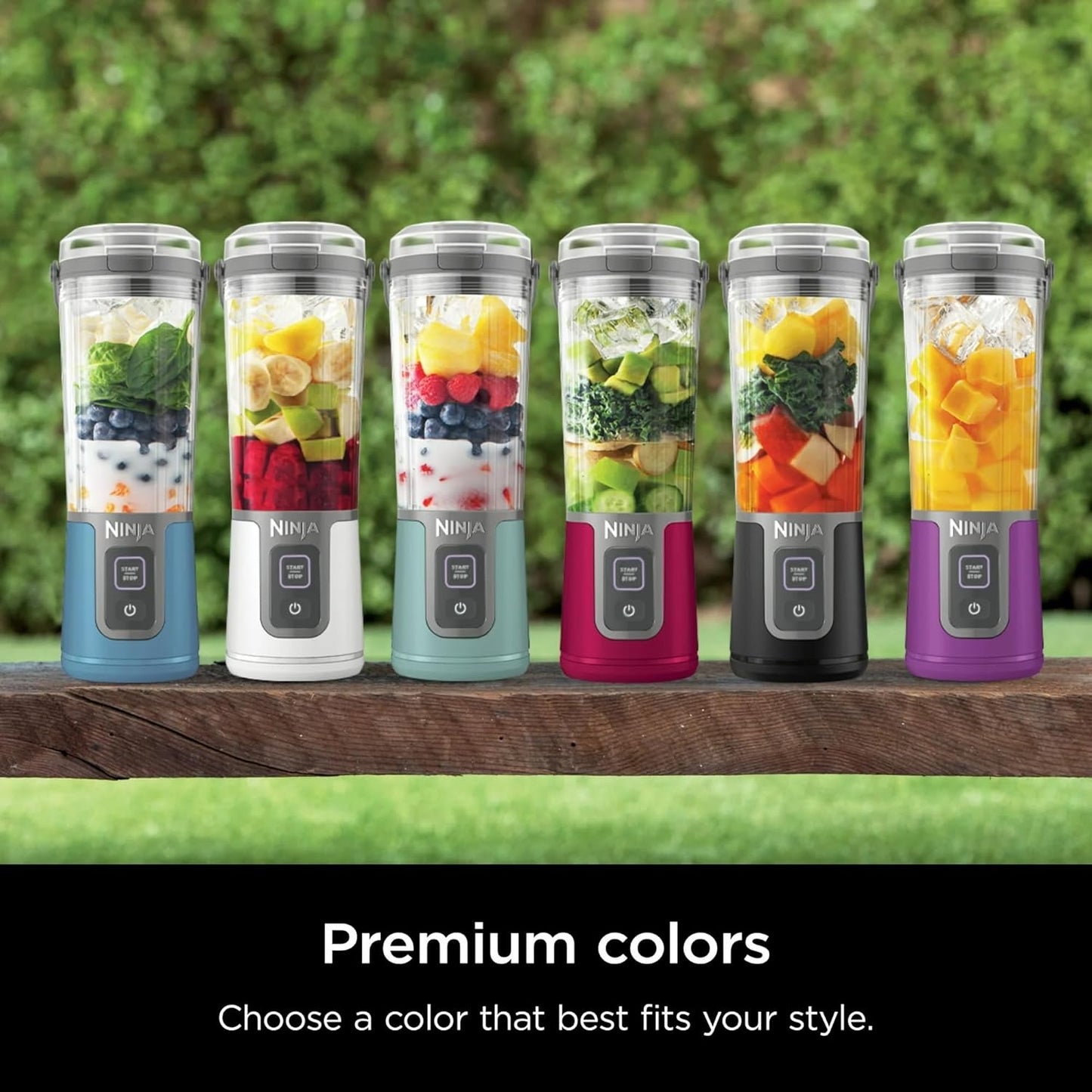 Ninja Blast Portable Blender - 16 oz. Cordless, USB-C Rechargeable, Leak-Proof Lid | Perfect for Smoothies (Black)