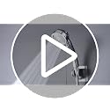 KAIYING Chrome High Pressure Handheld Shower Head with Pause Button and 3 Settings