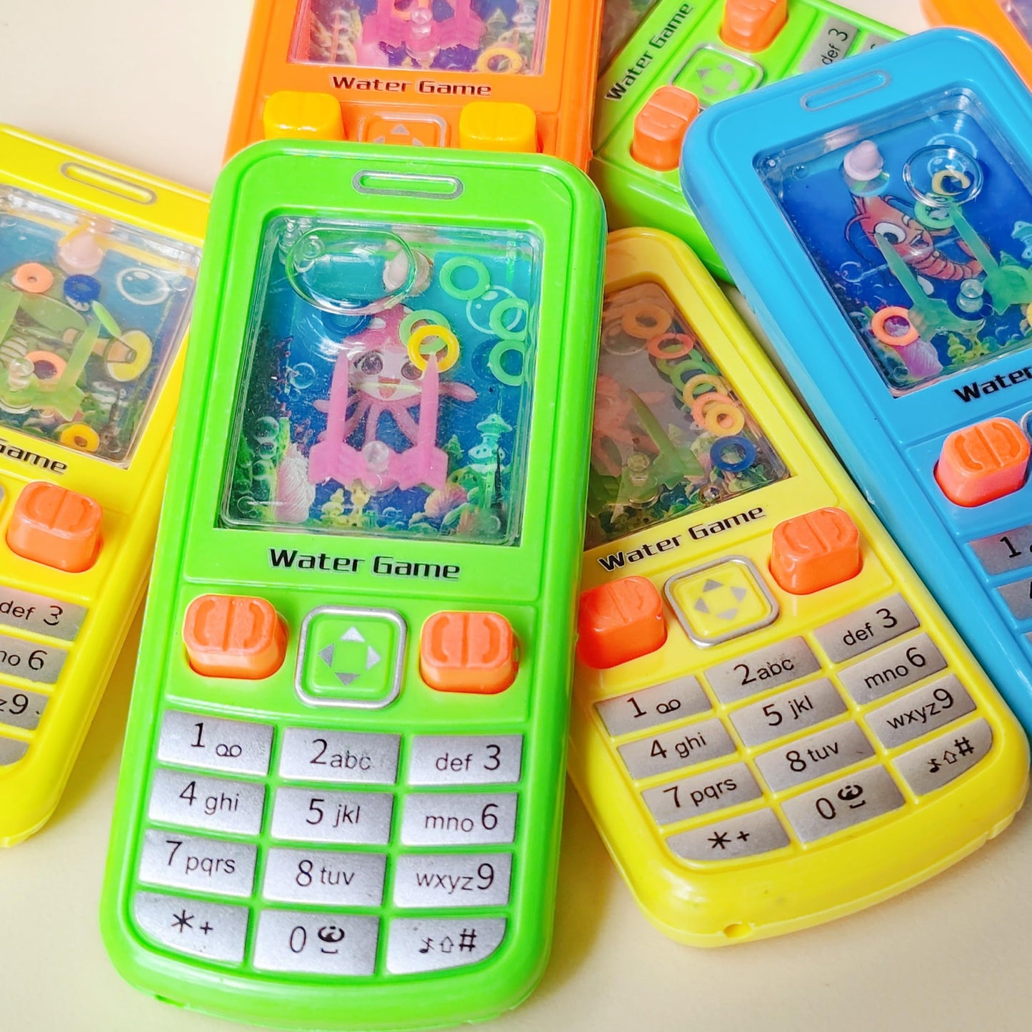 12 Pack Water Ring Toss Handheld Game,90s Nostalgia Cell Phone Toys,Pefect for Kids Back to School Valentines Day Gifts Birthday Party Favor,Return Gifts,Goodie Bags Stuffers,Classroom Prizes Bulk