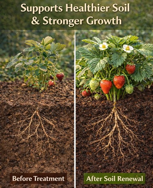 Humic & Fulvic Acid Soil Conditioner Concentrate by Soil Renewal - Quart Size for Enhanced Growth