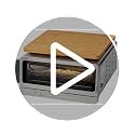 Umilife Bamboo Cutting Board for SP151 Oven - Heat-Resistant, Non-Slip, Extra Storage