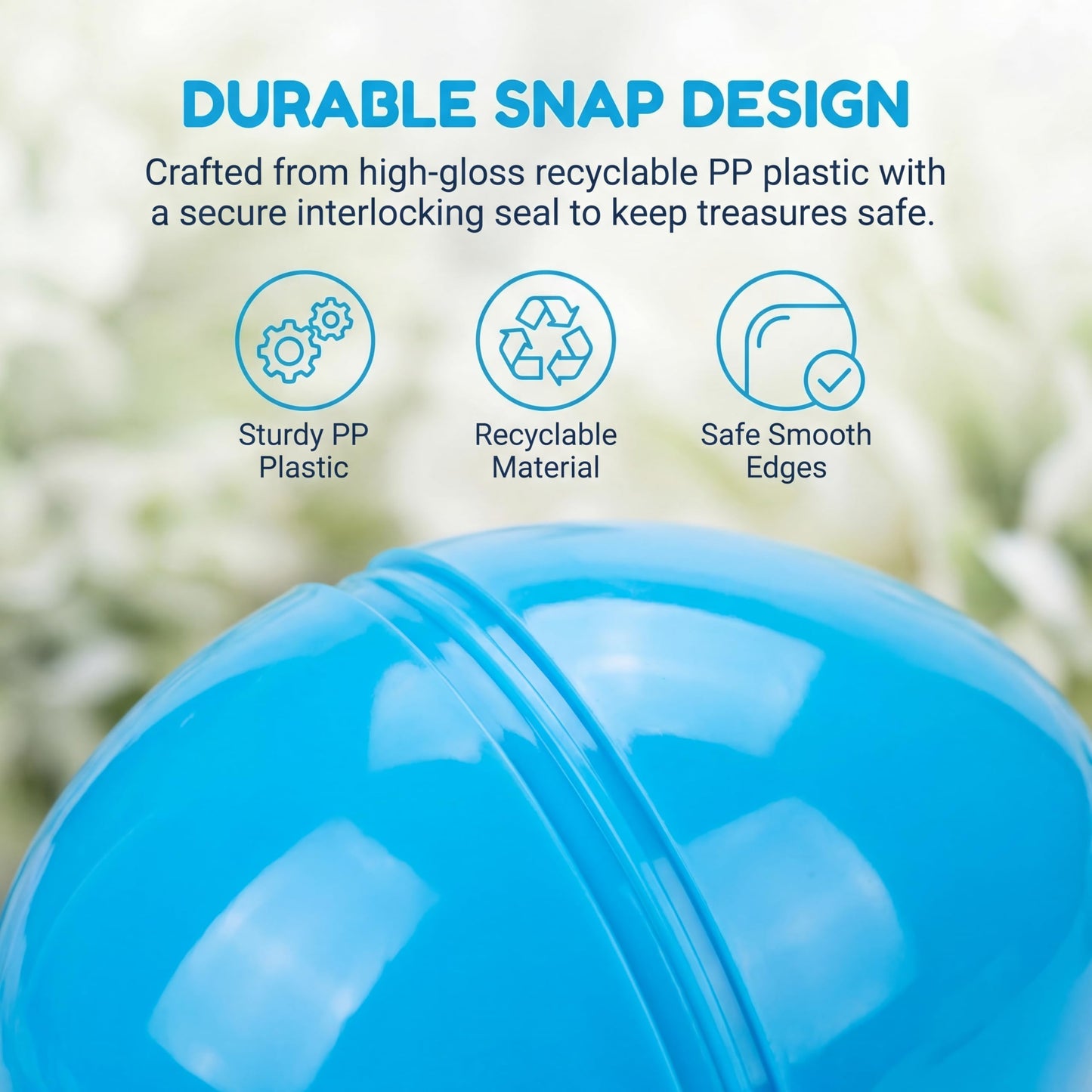 Qudoustar 18 Pack 6 Inch Jumbo Easter Eggs, Colorful Giant Plastic Fillable Eggs Bulk, for Easter Hunt Basket Stuffers Party Favors Classroom Prize Supplies Kids Boys Girls