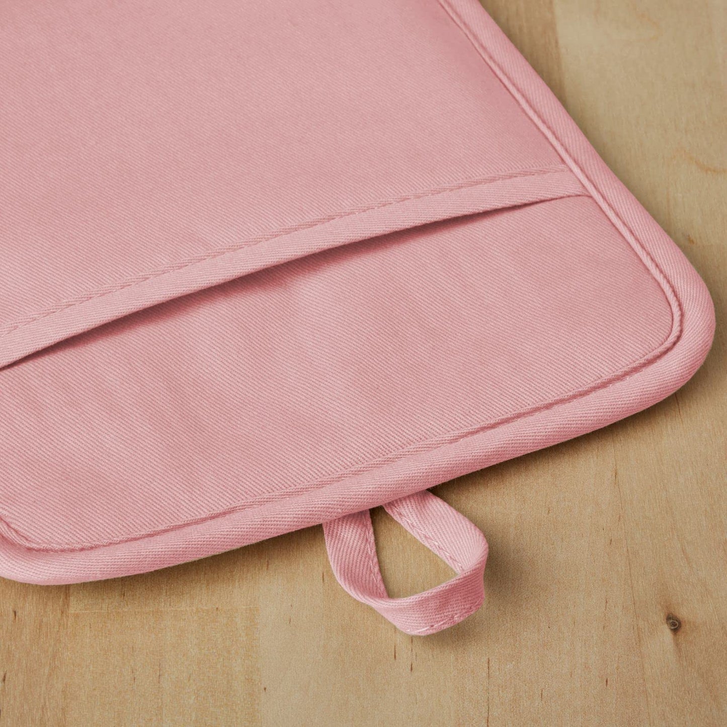 KitchenAid Ribbed Soft Silicone Pot Holder 2-Pack Set, Dried Rose, 7"x9"