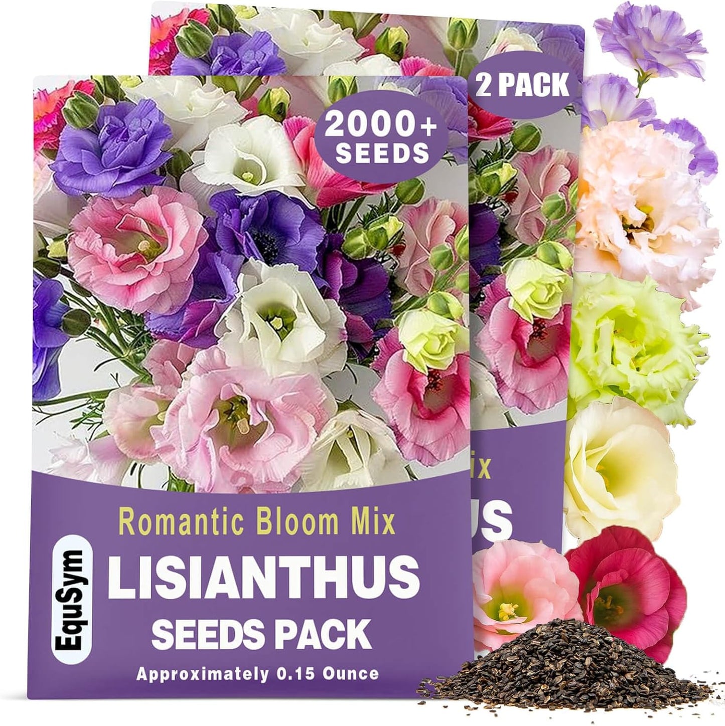 Lisianthus Seeds - Premium Quality 2000+ Seeds for Vibrant Garden Blooms