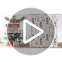 GCIREC Christmas Tree Shower Curtain with 12 Hooks - 72x72 Inches Xmas Holiday Waterproof Fabric