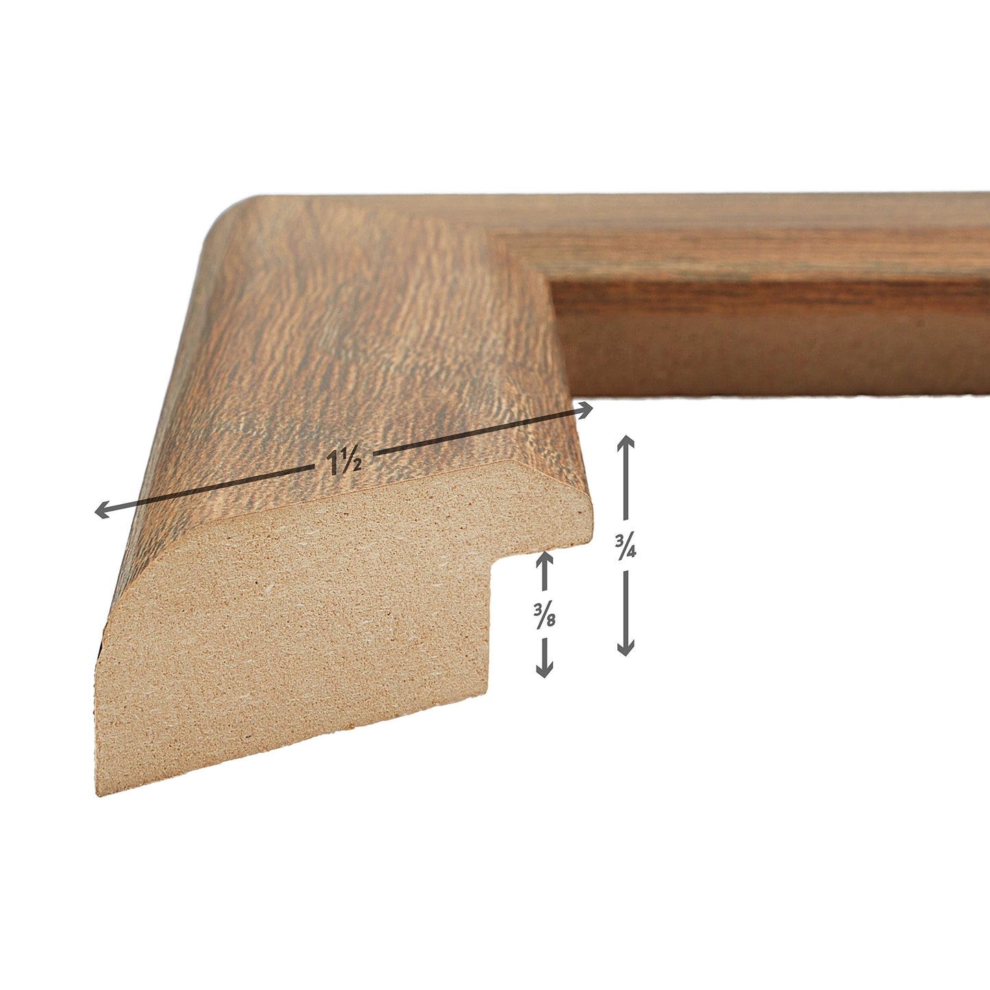 Craig Frames Arthur Picture Frame, 14 x 22 Inch, Brown Barnwood