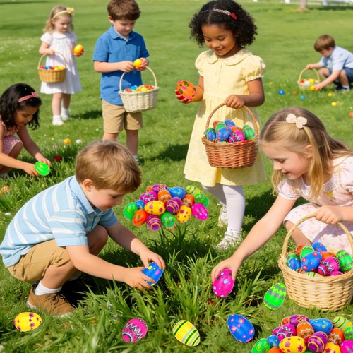 48 PCS 3.1" Plastic Printed Easter Eggs Bulk, Bright Colorful Fillable Empty Easter Eggs Bulks for Egg Hunt, Kids Easter Basket Stuffers Fillers Classroom Prizes Rewards Party Favors for Boys Girls