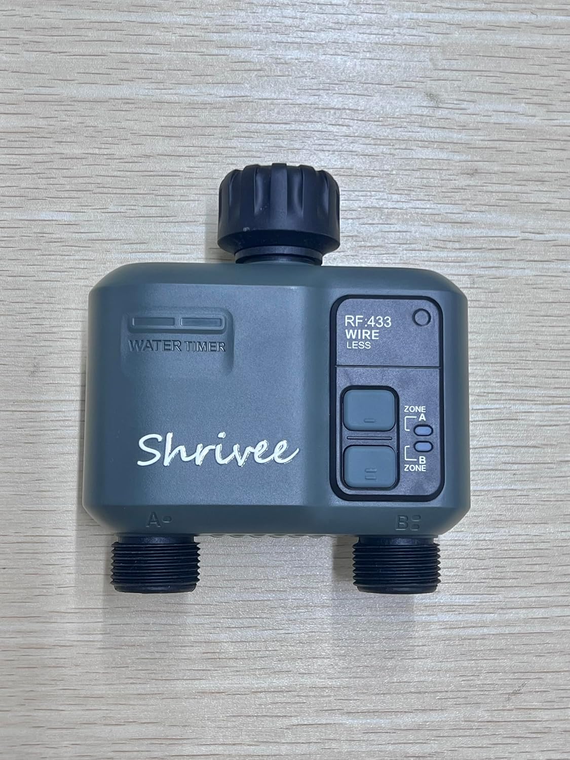 WiFi Water Timer - Smart Sprinkler Controller with 984ft RF Range | 2 Zones, APP/Voice Control, Rain Delay