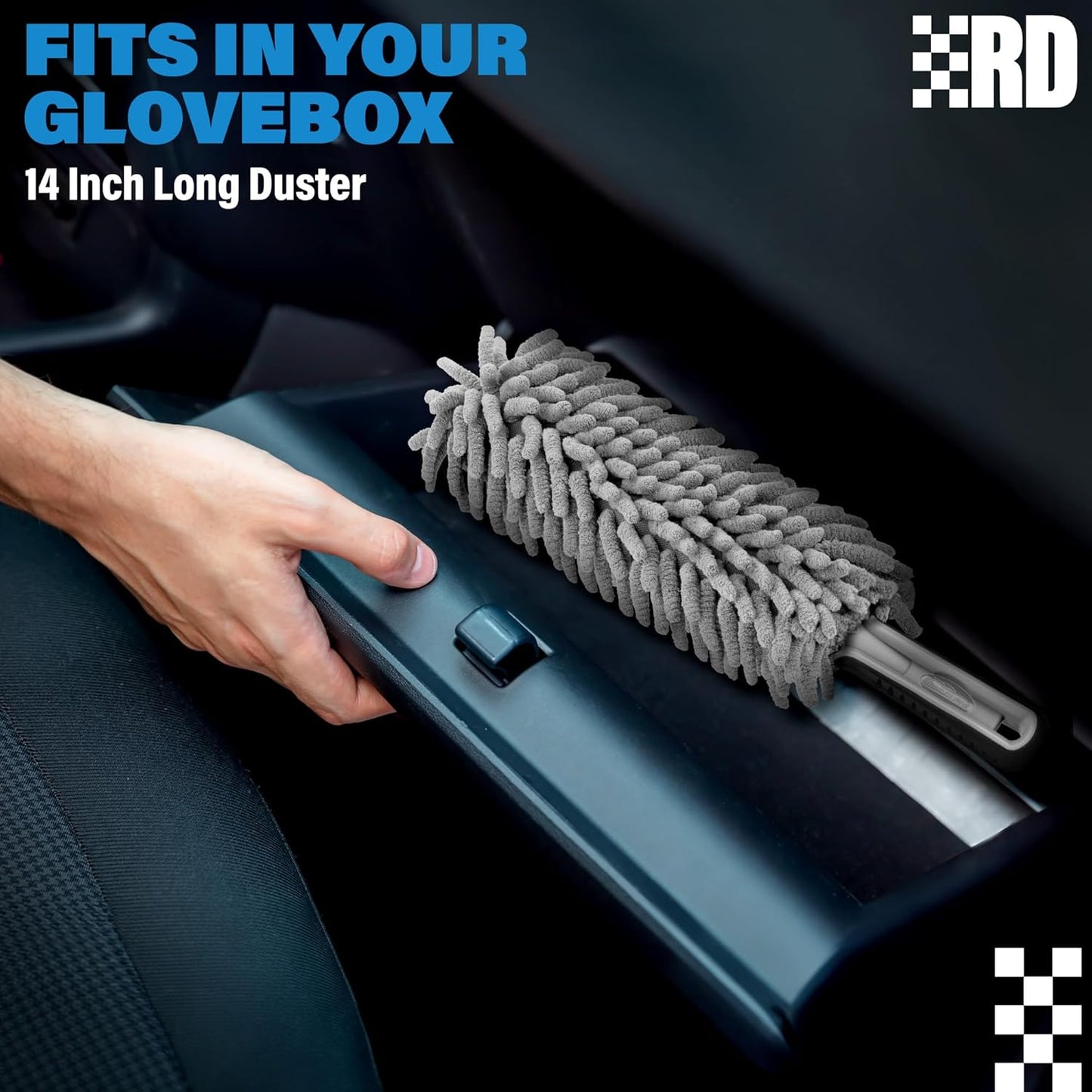 Skiennix Professional Car Duster | Lint & Scratch-Free Interior Cleaning Tool for All Vehicles