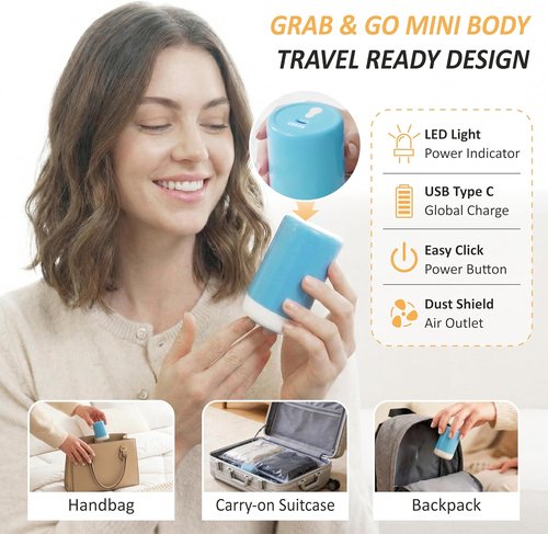 Cozy Essential Vacuum Storage Bags - Space-Saving Travel Solution with Rechargeable USB Pump | 22 Combo for Clothes, Blankets & Bedding