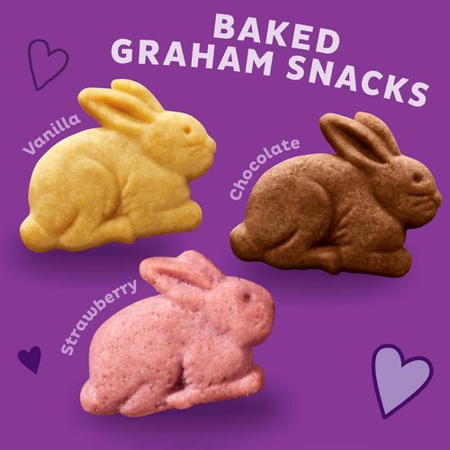 Annie's Organic Bunny Grahams - Neapolitan Flavor Snack, 7.5 Oz | Delicious & Wholesome Treat