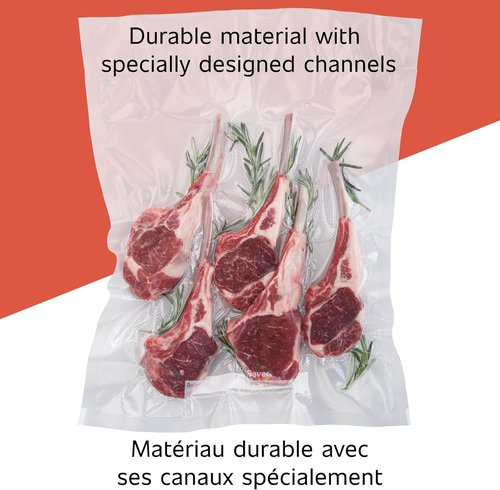 FoodSaver Vacuum Seal Rolls - 11" x 16' BPA-Free Multilayer for Ultimate Food Preservation | 2-Pack