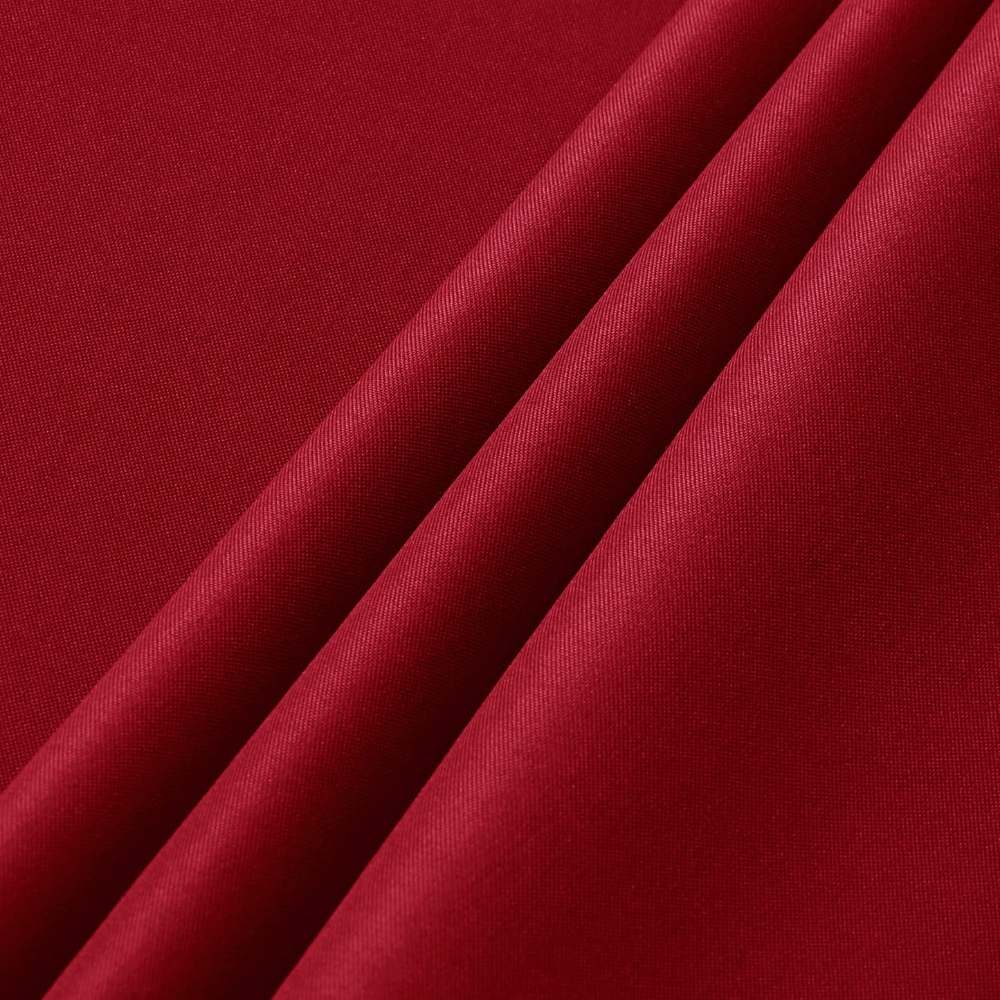 sancua 2 Pack Red Tablecloth 60 x 102 Inch, Rectangle 6 Feet Table Cloth - Stain and Wrinkle Resistant Washable Polyester Table Cover for Dining Tables, Buffet Parties and Camping