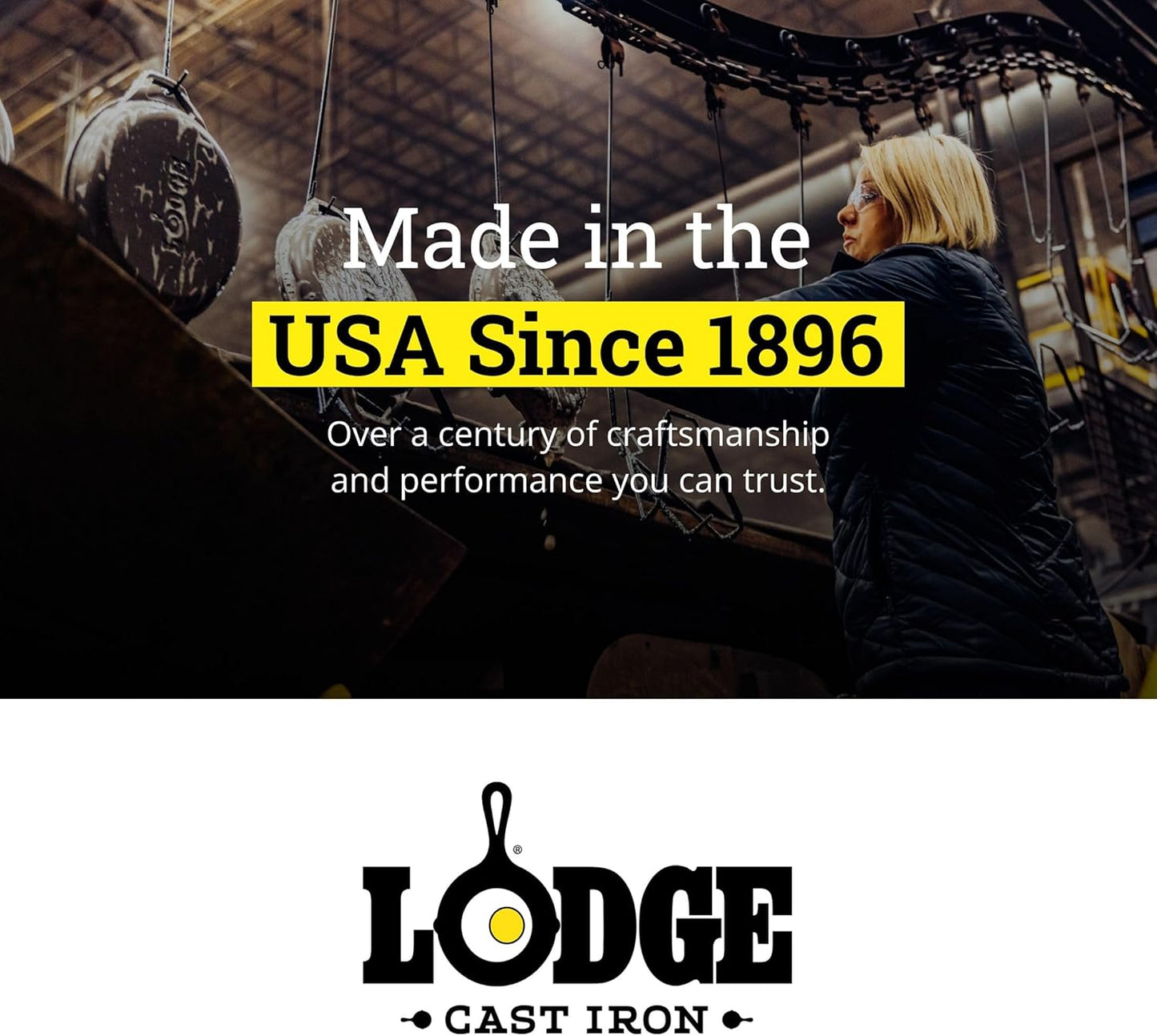 Lodge Seasoned Cast Iron Skillet - PFAS-Free Non-Toxic Cookware - Naturally Non-Stick & Oven Safe - 10.25 Inches
