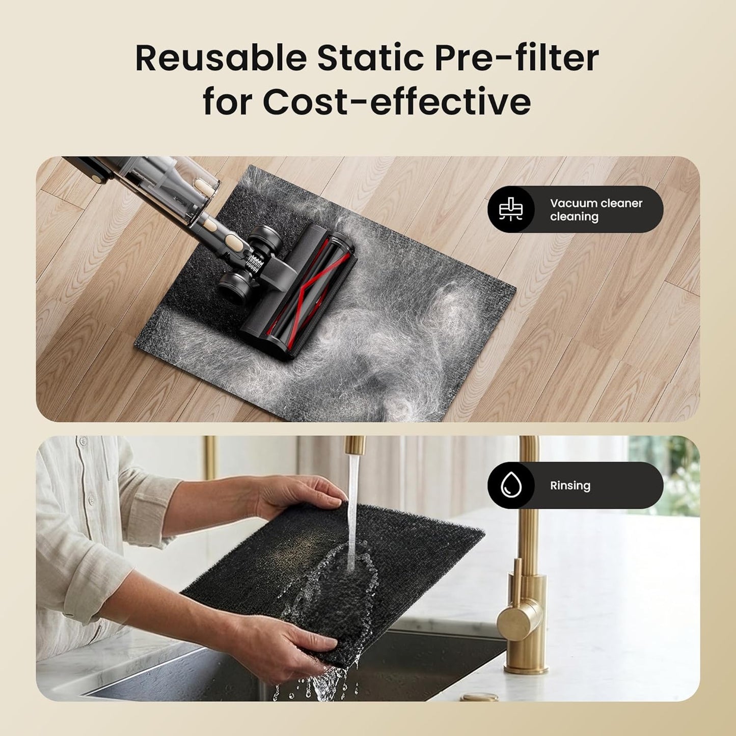 Skiennix Pet Air Purifier - H13 HEPA Filter for Large Rooms Up to 2500 Sq Ft | Removes Pet Hair, Dander & Odors