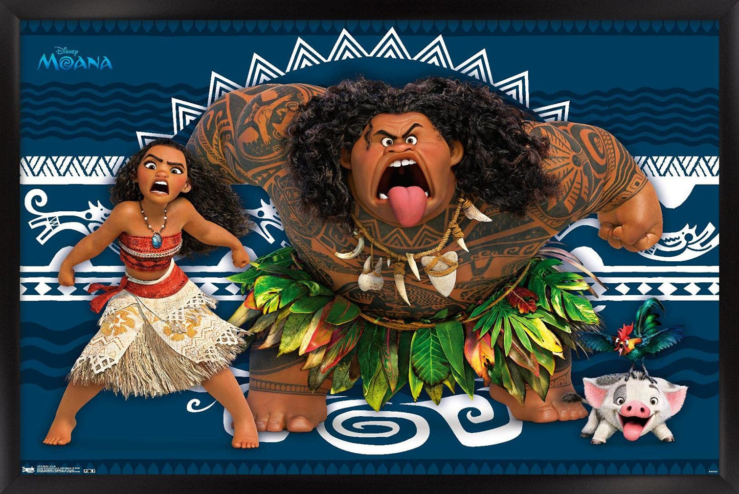 Trends International Moana Faces Wall Poster 22.375" x 34"