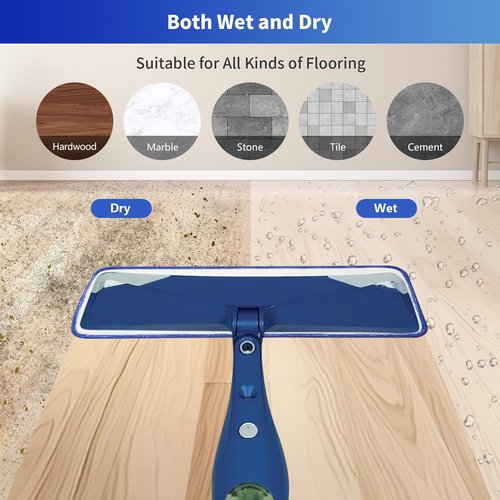 Bona Microfiber Mop Pads - 15-Pack Washable Reusable Refills for Hardwood, Tile & Multi-Surface Floors | Pet Hair & Stain Removal
