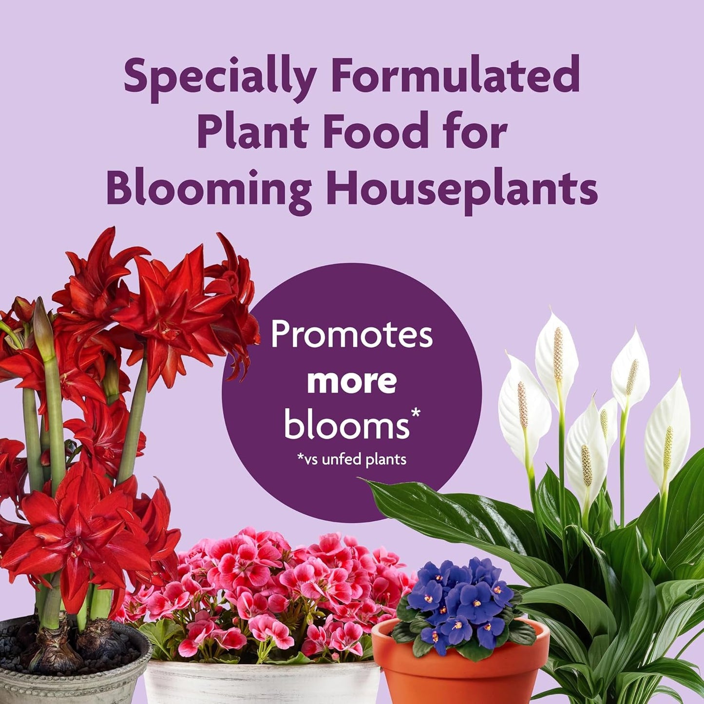 Miracle-Gro Blooming Houseplant Food - Premium Fertilizer for Indoor Plants, 8 Fl. Oz.