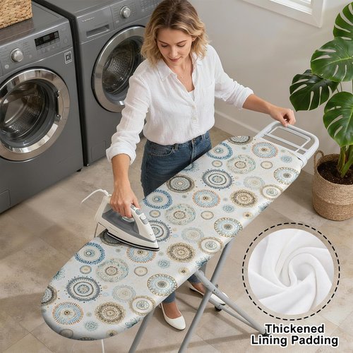 Ironing Board Cover by [Brand Name] - 15"x54" Heavy Duty Non-Slip Replacement with Thick Padding & Elastic Edges