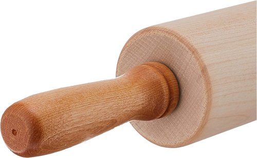 J.K. Adams Maple Wood Gourmet Rolling Pin - 12" x 2.75" for Perfect Baking Results